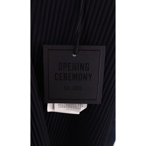 Opening Ceremony Box Logo-Print Rib T-Shirt Size XS Womens Black Tee $180 - Picture 7 of 15